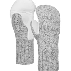Classic Wool Mitten Leather Handschuhe