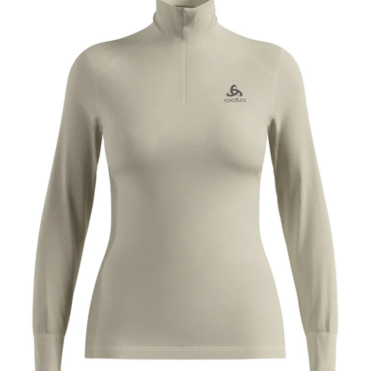 Damen Active Warm Half Zip Longsleeve