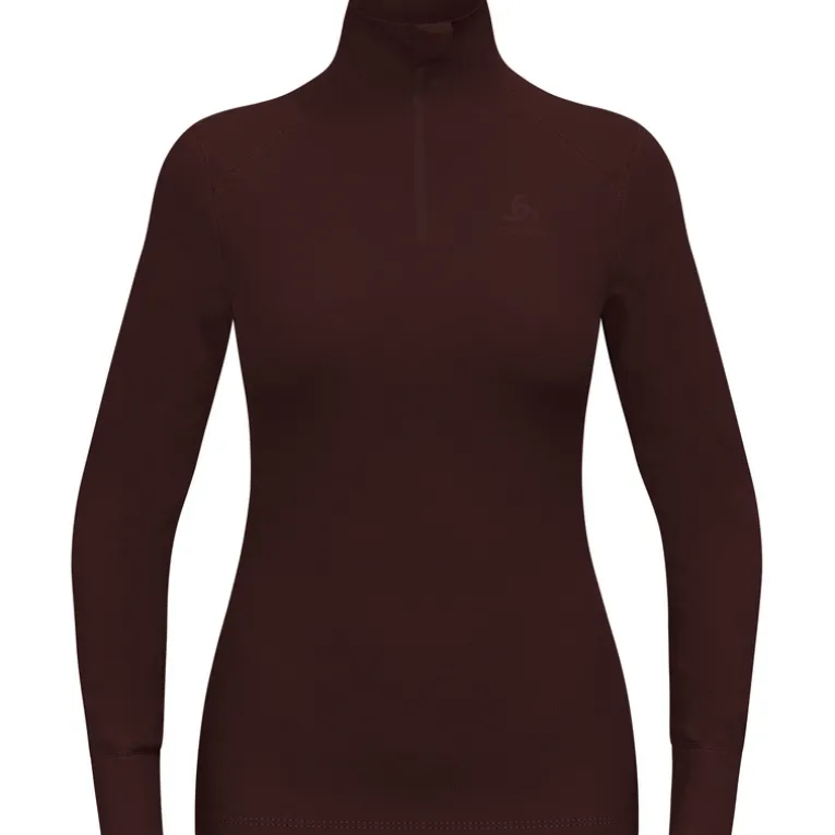 Damen Active Warm Half Zip Longsleeve