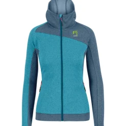 Damen Averau Hoodie Fleece Jacke