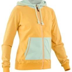 Damen Bege Hoodie Jacke