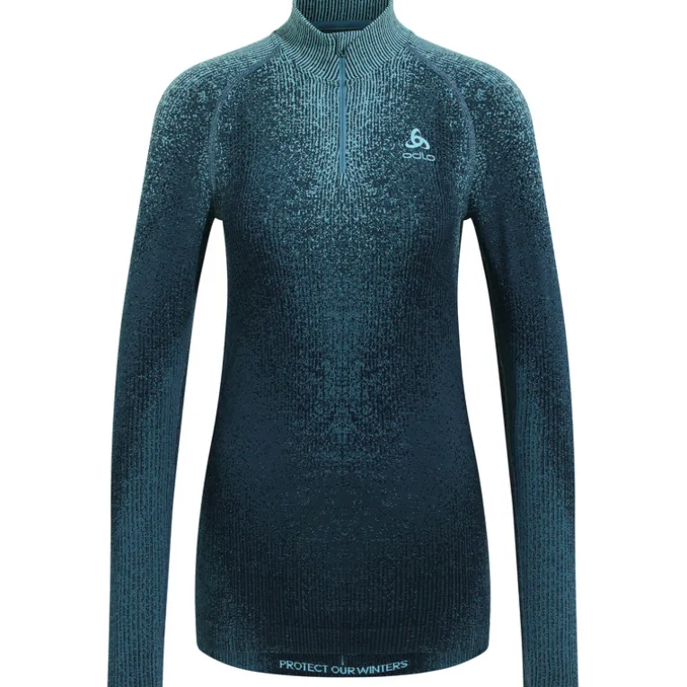 Damen Blackcomb Eco Half Zip Longsleeve