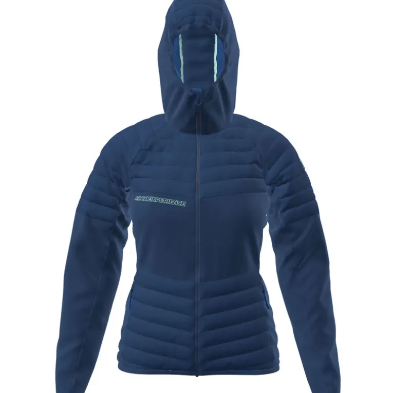 Damen Blackstone Hoodie Hybrid Jacke