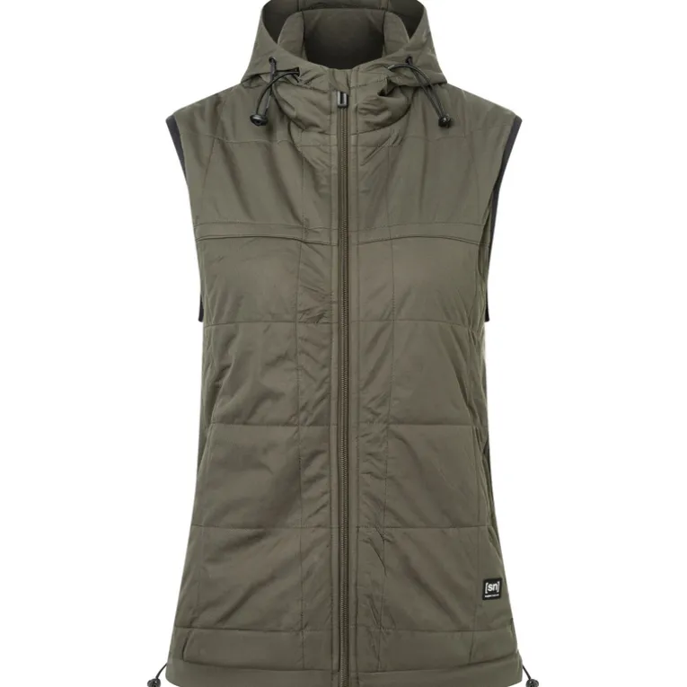 Damen Comfort Hoodie Weste