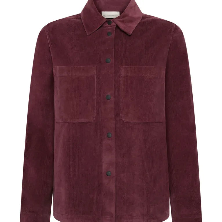 Damen Corduroy Bluse