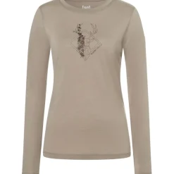 Damen Deer Art Longsleeve