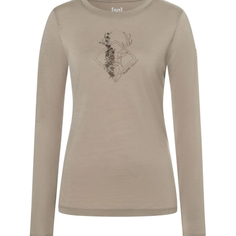 Damen Deer Art Longsleeve