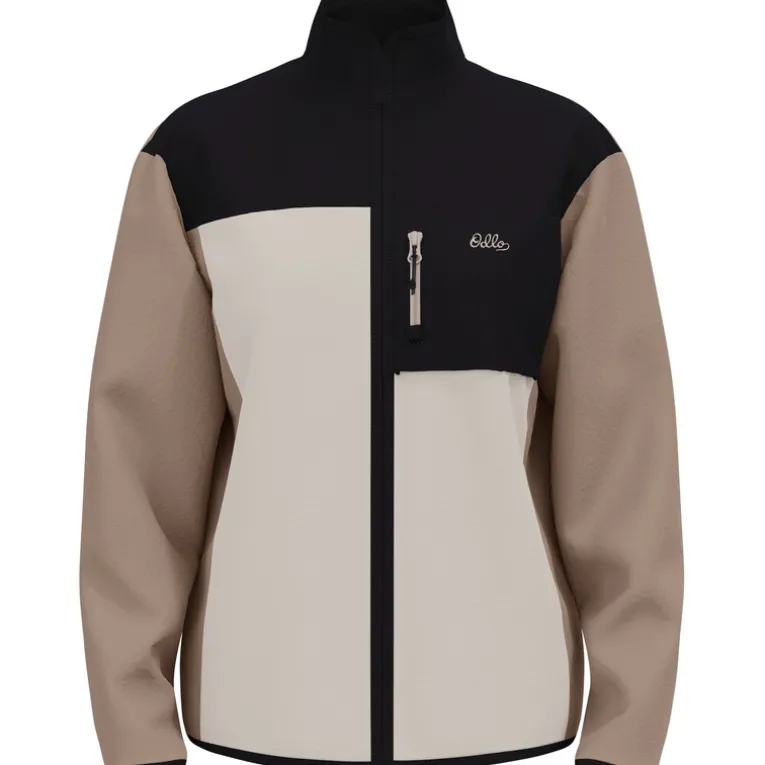 Damen Essential High Pile Blocked Jacke
