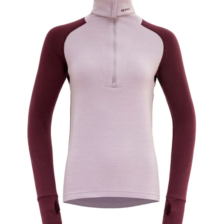 Damen Expedition Merino Silk Zip Longsleeve