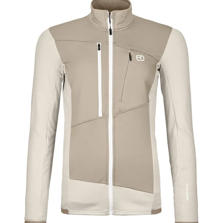 Damen Fleece Grid Jacke