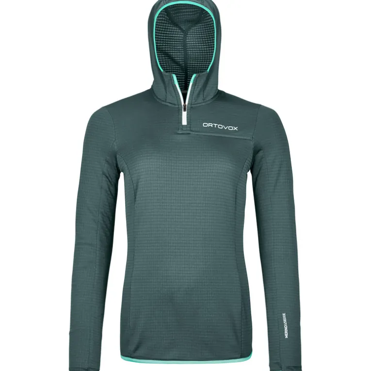 Damen Fleece Light Grid ZN Hoodie