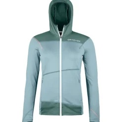 Damen Fleece Light Hoodie Jacke