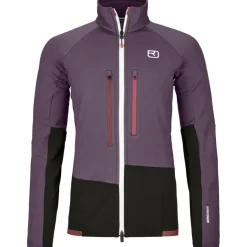 Damen Fleece Rib Jacke