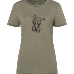 Damen Flower Boots T-Shirt