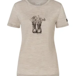 Damen Flower Boots T-Shirt