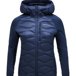 Damen Helium Down Hybrid Hoodie Jacke