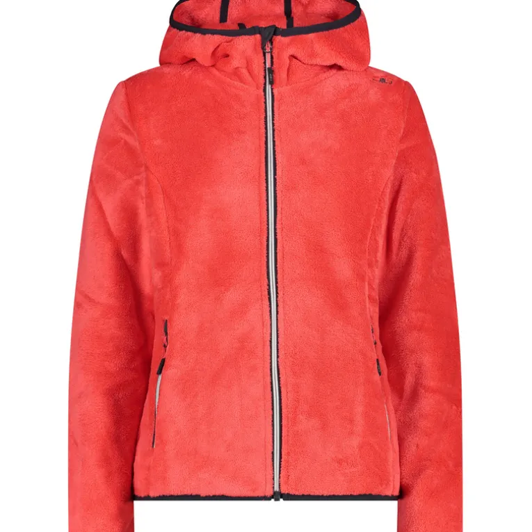Damen Highloft Hoodie Jacke