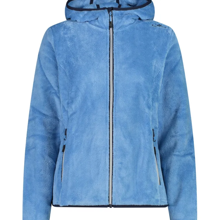 Damen Highloft Hoodie Jacke