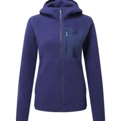 Damen Highpile Hoodie Jacke