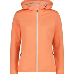 Damen Hoodie Fleece Jacke
