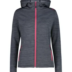 Damen Hoodie Fleece Jacke