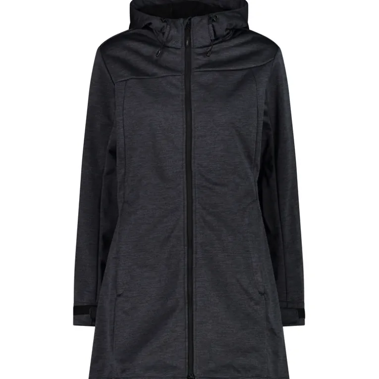 Damen Hoodie Mantel
