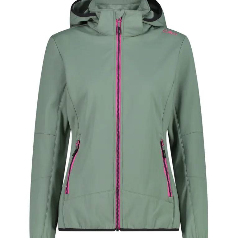Damen Hoodie Zip Jacke