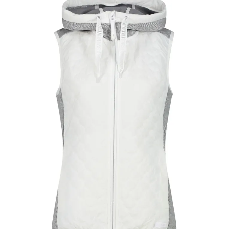 Damen Hybrid Fix Hoodie Weste