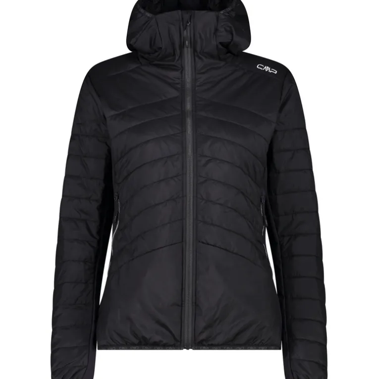 Damen Hybrid Hoodie Jacke
