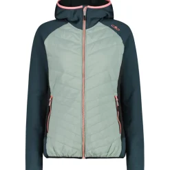 Damen Hybrid Hoodie Jacke