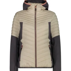Damen Hybrid Hoodie Jacke