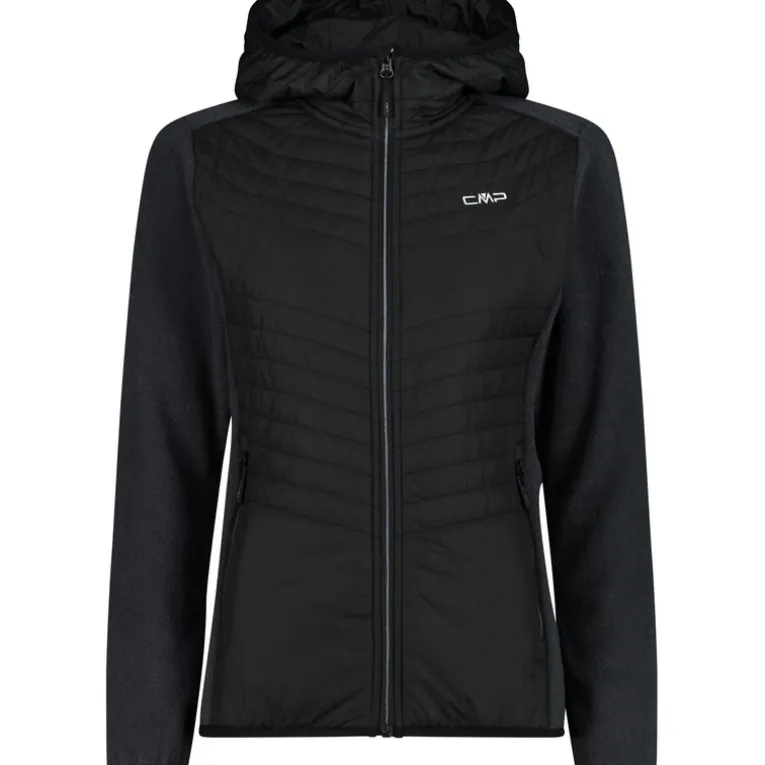 Damen Hybrid Hoodie Jacke