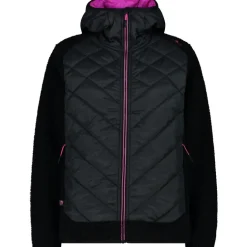 Damen Hybrid Hoodie Jacke