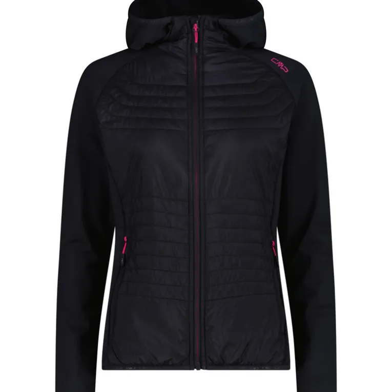 Damen Hybrid Hoodie Jacke