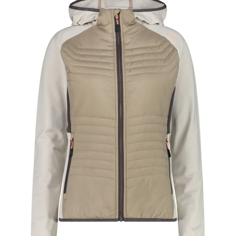 Damen Hybrid Hoodie Jacke