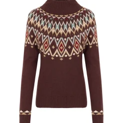 Damen Indu Eco Mock Neck Pullover