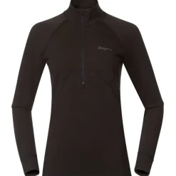 Damen Inner:Pure Merino Half Zip Longsleeve