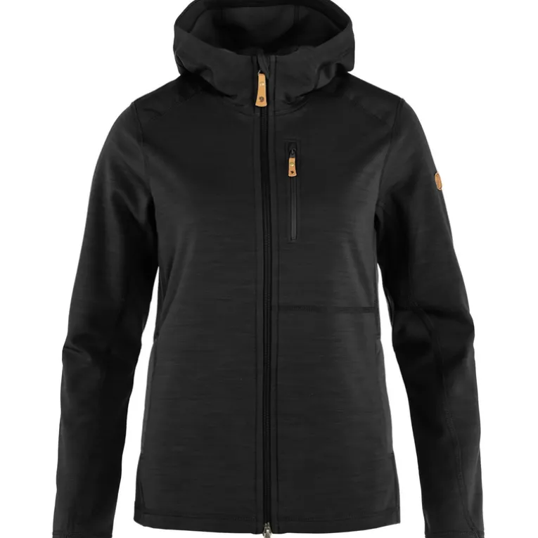 Damen Keb Fleece Hoodie Jacke