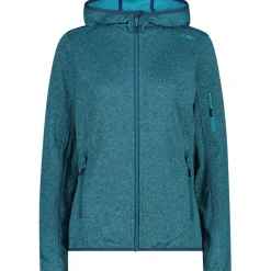 Damen Knitted Hoodie Jacke