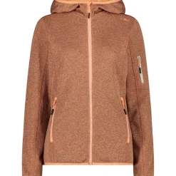 Damen Knitted Hoodie Jacke