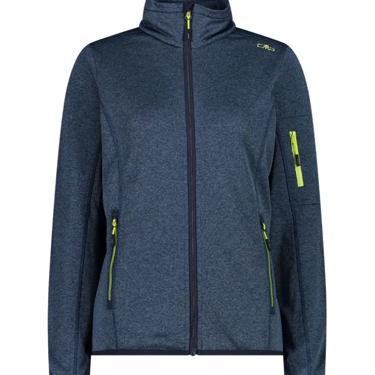 Damen Knitted Mesh Jacke