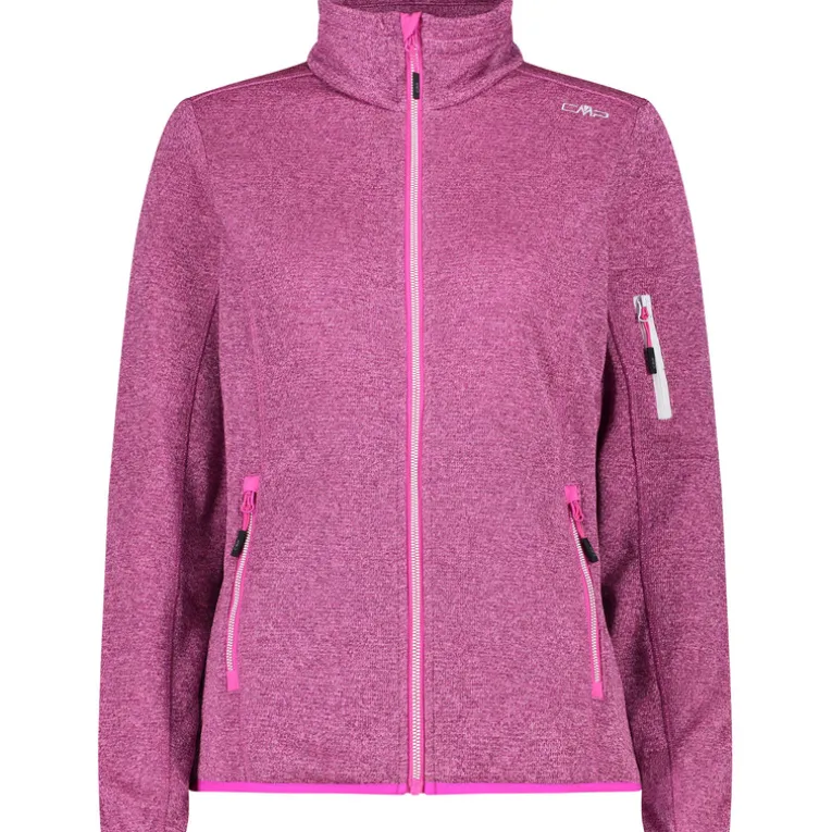 Damen Knitted Mesh Jacke