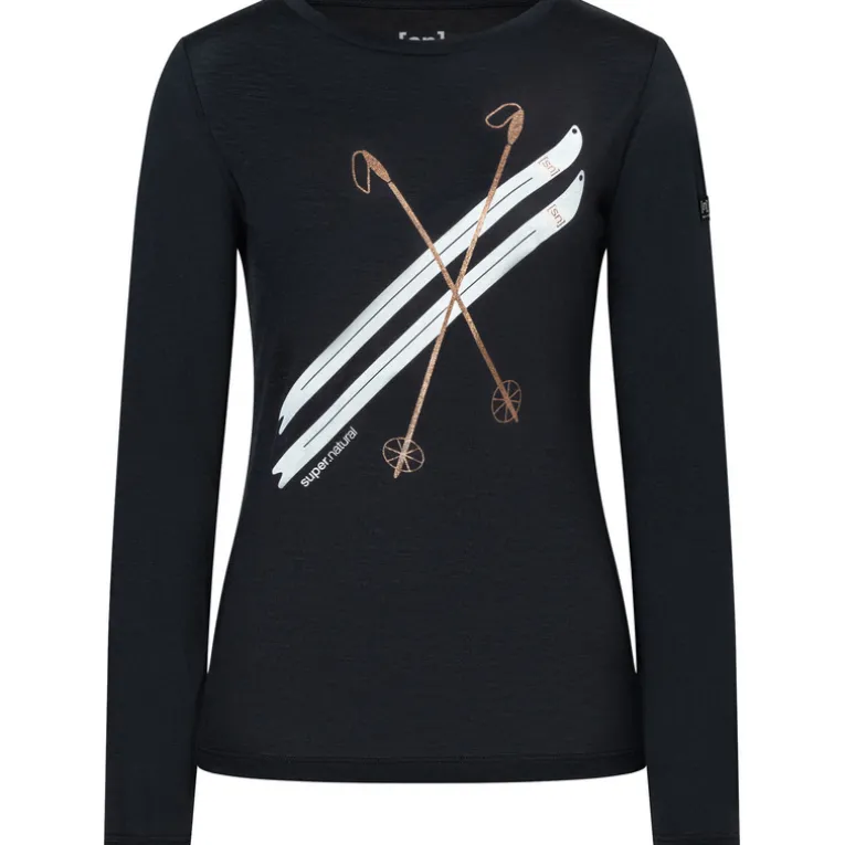Damen Kryssede Ski Longsleeve