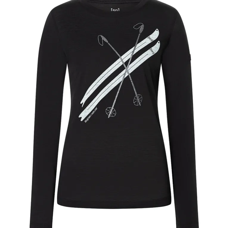 Damen Kryssede Ski Longsleeve