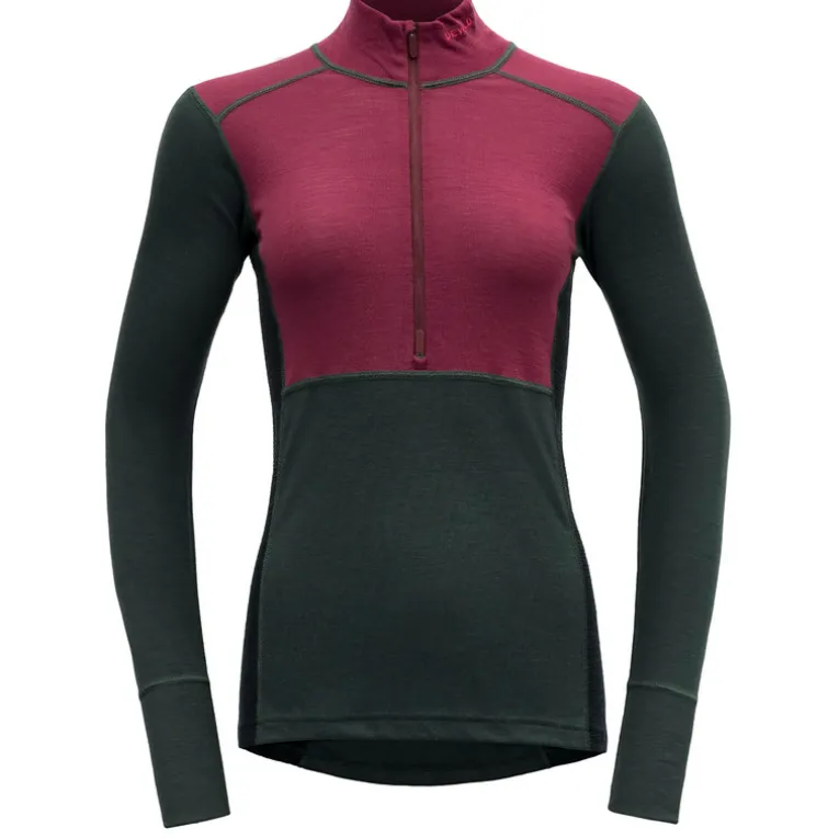 Damen Lauparen Merino 190 Zip Neck Longsleeve