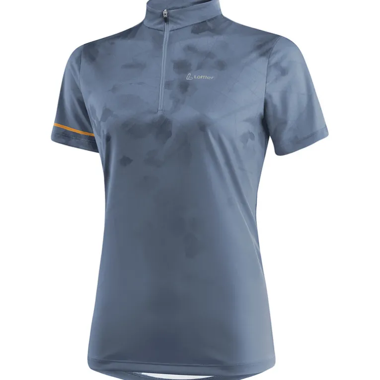 Damen Leaf Half Zip Radtrikot