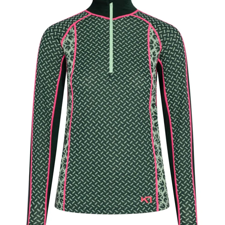 Damen Lekker Half Zip Longsleeve