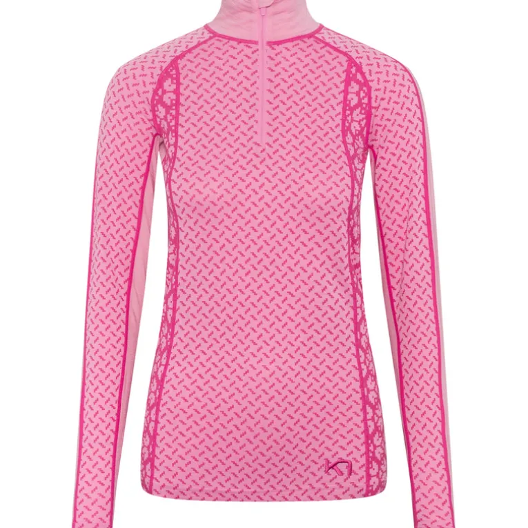 Damen Lekker Half Zip Longsleeve