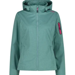 Damen Light Melange Softshell Jacke
