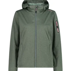 Damen Light Melange Softshell Jacke